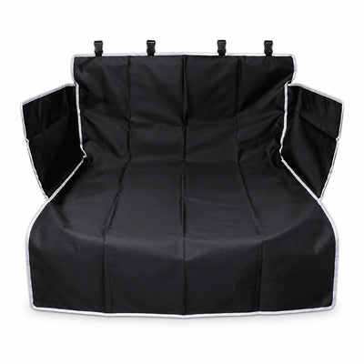 2-in-1 Dog Car Protector for Rear Seat & Trunk