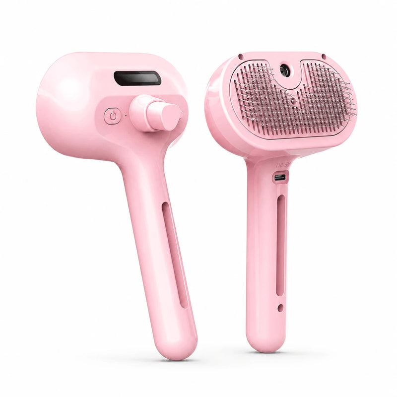MistGroom™ Misting & Self-Cleaning Pet Brush