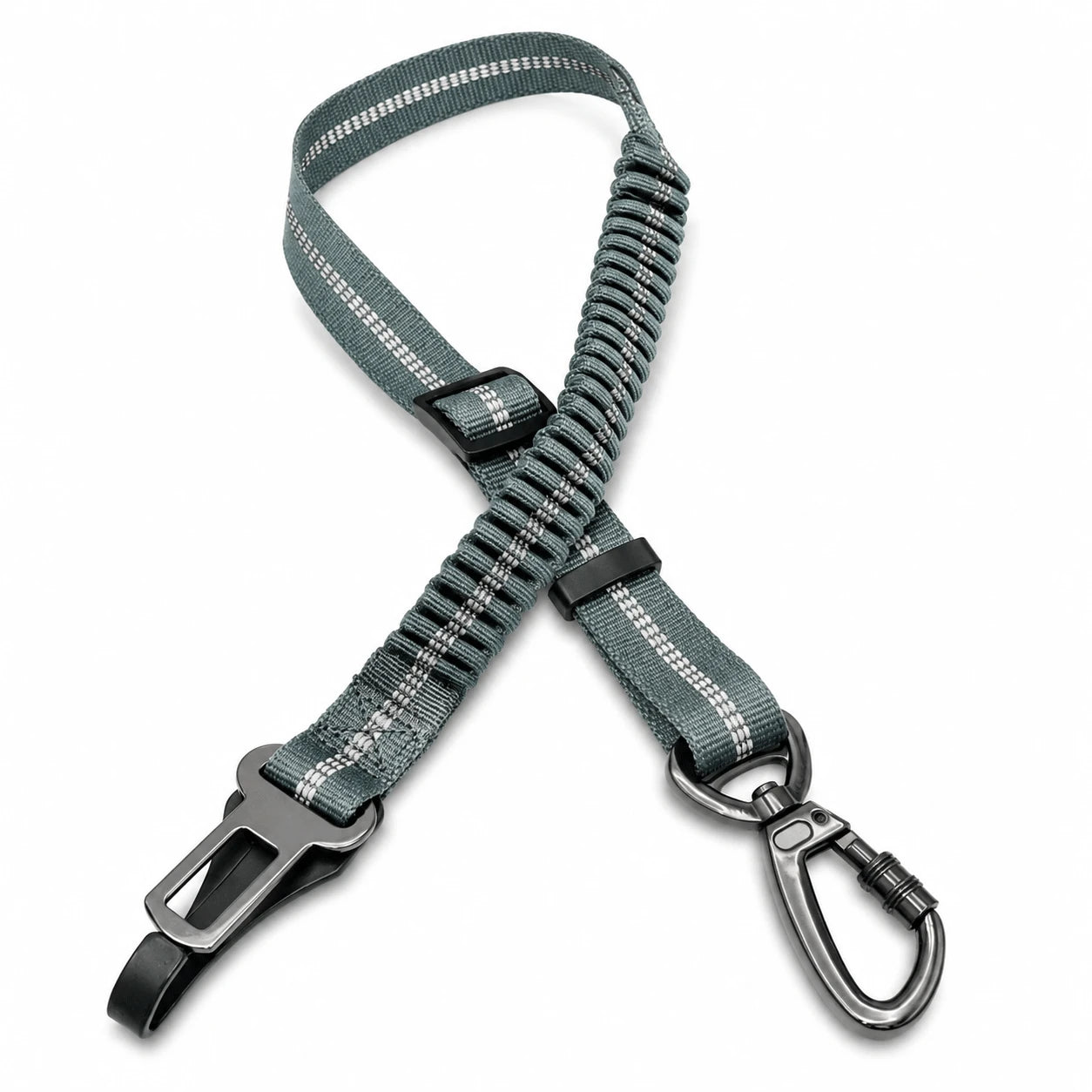 Adjustable Elastic Dog Car Restraint – 70–125cm