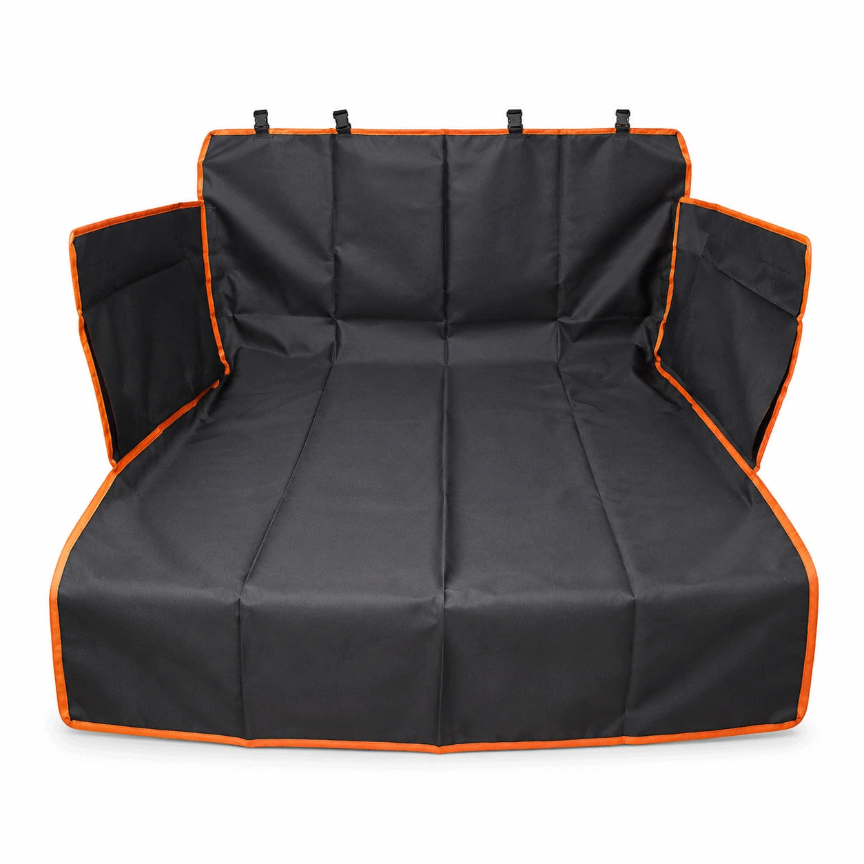 2-in-1 Dog Car Protector for Rear Seat & Trunk
