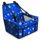 Dog Car Seat with Mesh Sides & Storage Pocket