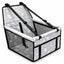 Dog Car Seat with Mesh Sides & Storage Pocket