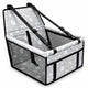 Dog Car Seat with Mesh Sides & Storage Pocket