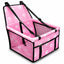 Dog Car Seat with Mesh Sides & Storage Pocket