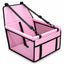 Dog Car Seat with Mesh Sides & Storage Pocket