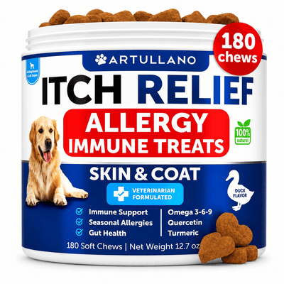 Dog Allergy Relief Chews – Itch & Skin Support