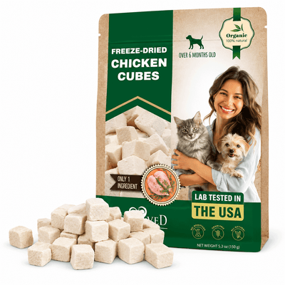 Freeze-Dried Cubes for Cats & Dogs – 5.3 oz