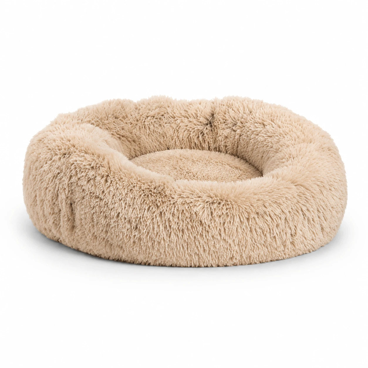 CloudDonut™ – Plush Bolster Bed for Dogs & Cats